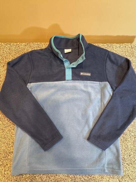 Columbia Other - Columbia Steens Mountain Half-Snap Fleece Pullover Blue Navy Size L